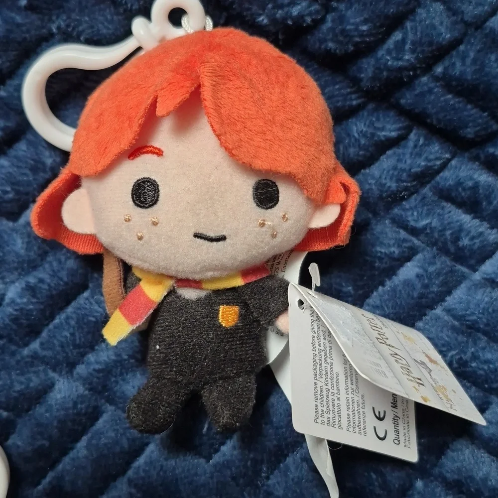 Harry Potter Ron Weasley & Dobby Plush Keychain Set, New With Tags - Picture 14 of 14